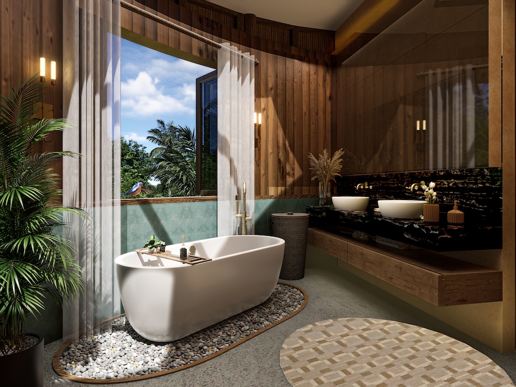 Kunkhao Vale Koh Samui Bath Tub