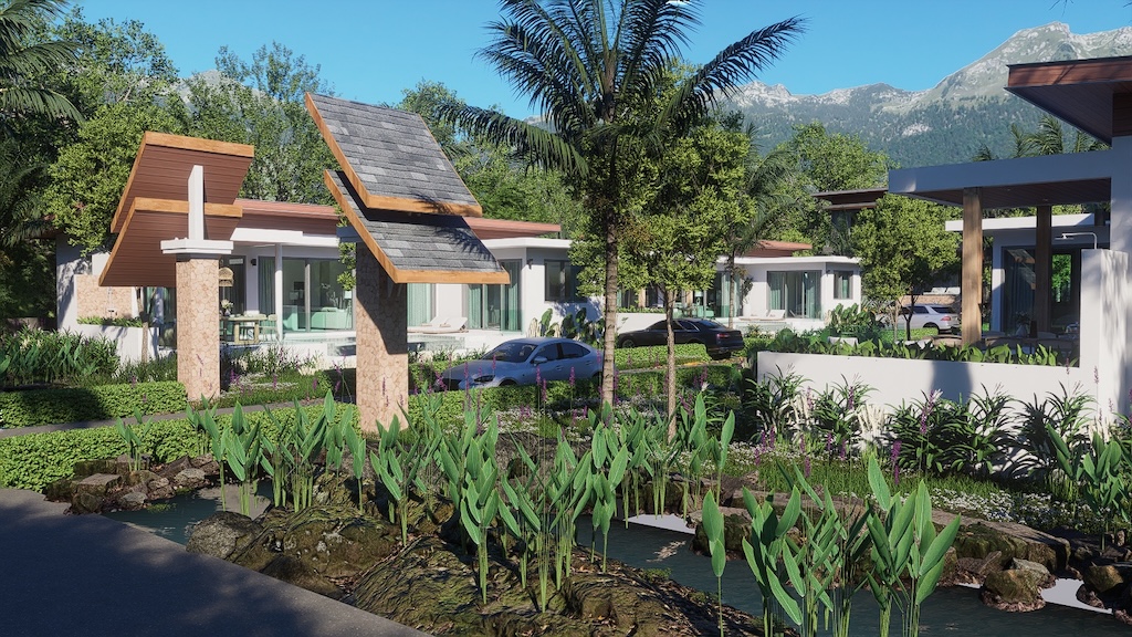 Temple Gate Villas Koh Samui Entrance