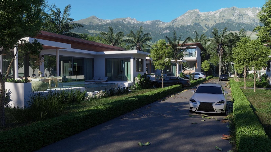 Temple Gate Villas Koh Samui Road