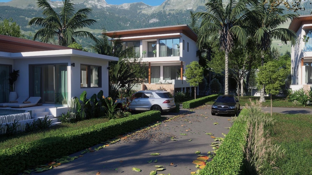 Temple Gate Villas Koh Samui Road