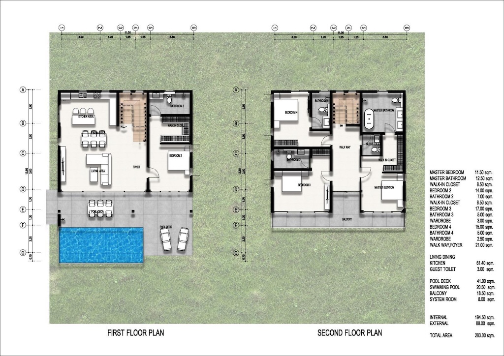Temple Gate Villas Koh Samui Floor Plan