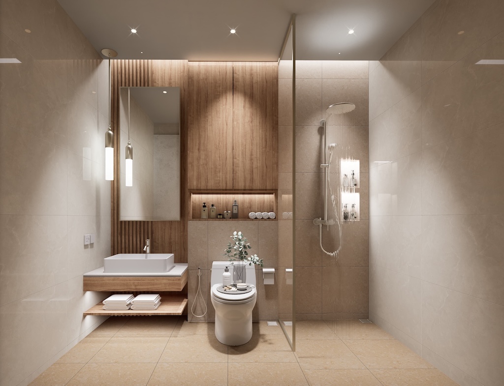Whispering Waves Lamai Bathroom