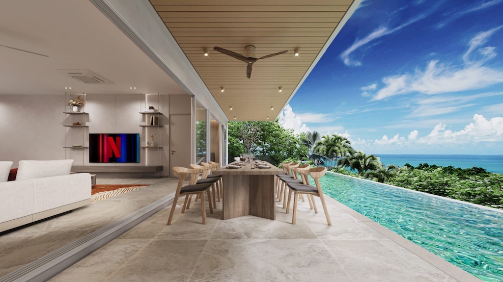 Whispering Waves Lamai Villa Terrace