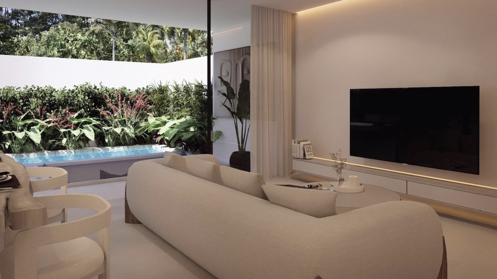Ameno Estate Koh Samui Living Area