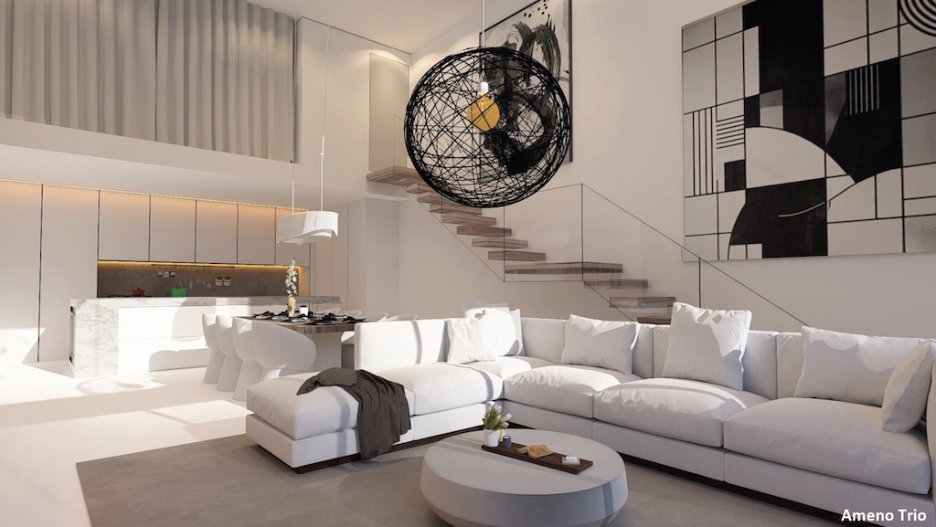 Ameno Estate Samui Villa Trio Interior