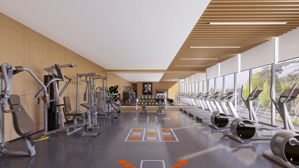 Ayana Heights Sea View Residence Gym
