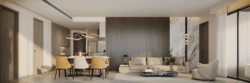 Ayana Heights Three-Bedroom Residences Lounge