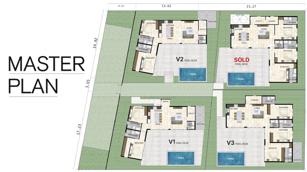 Sunset Village Plai Laem Site Plan