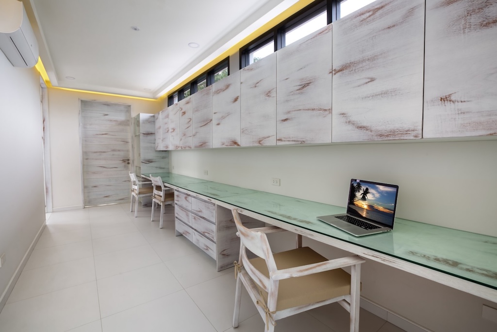 Koh Samui Sea View Villa For Sale In Choeng Mon office Space