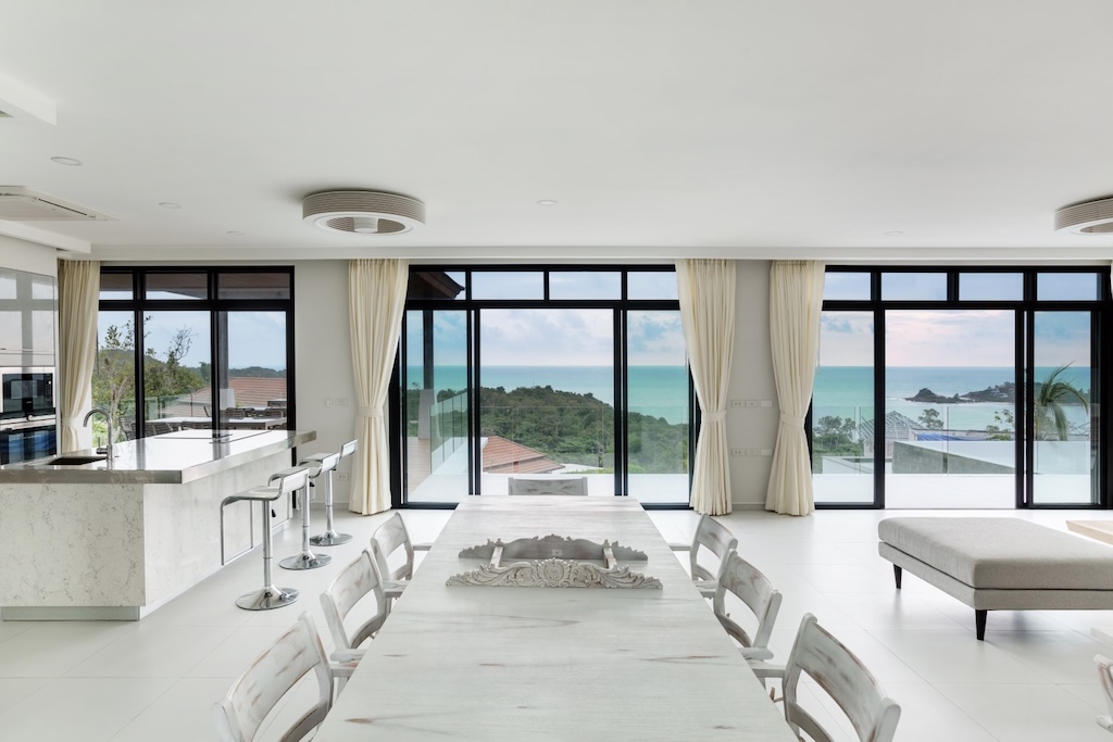 Koh Samui Sea View Villa For Sale In Cheong Mon Lounge