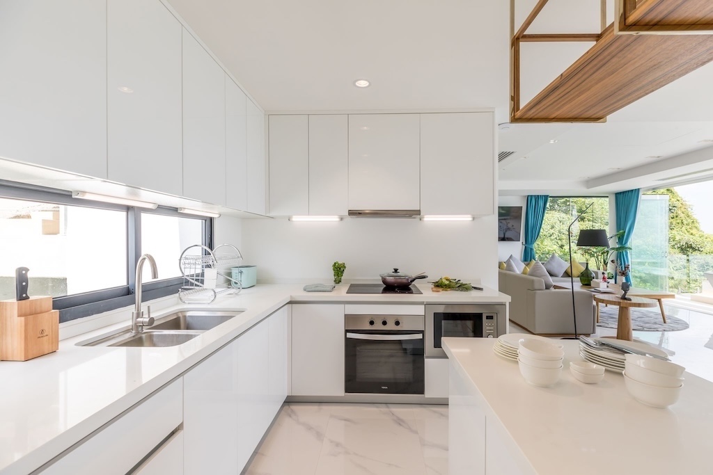 Koh Samui Sea View Property In Chaweng Noi Kitchen