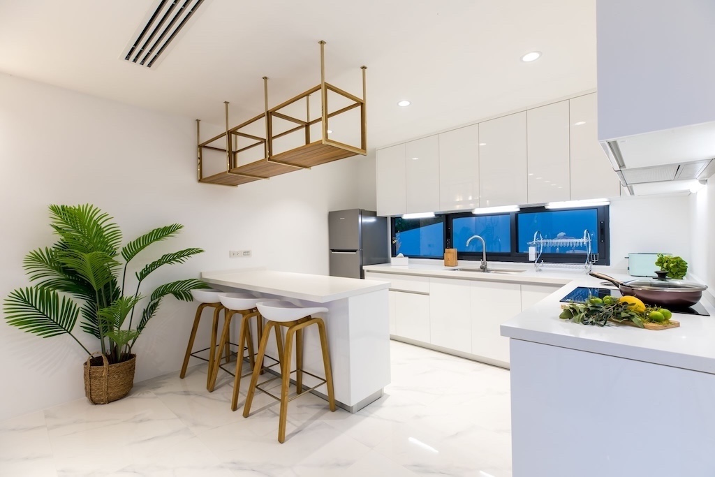 Koh Samui Sea View Property In Chaweng Noi Kitchen