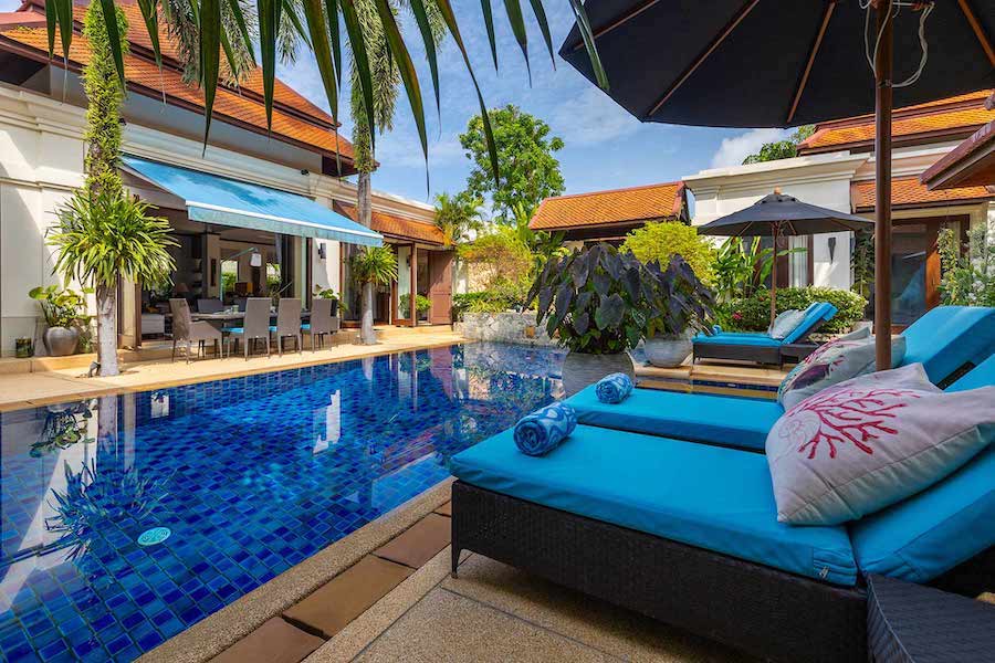 Sai Taan Estate Villa phuket Sun Loungers
