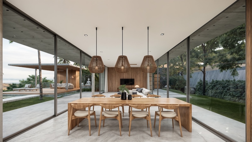 Samui Sunset Valley Dining Area