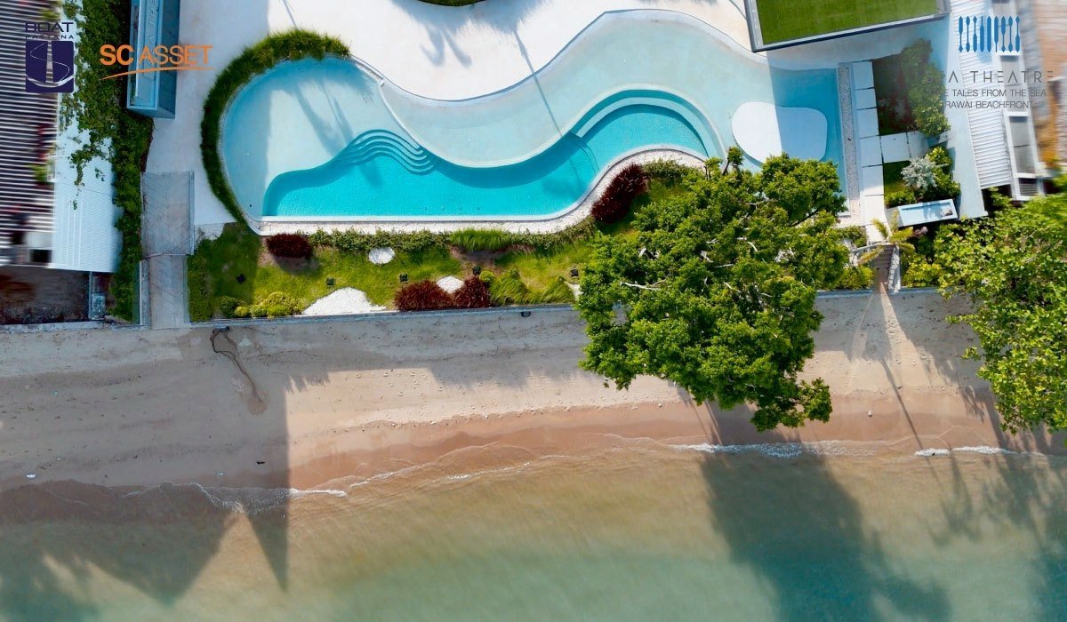 Sea Theatre Rawai Beach Aerial Beachfront
