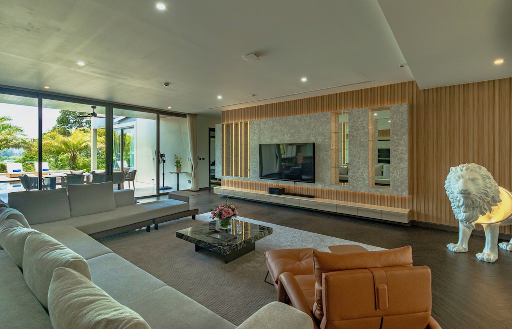 Villa Lion Phuket Living Area