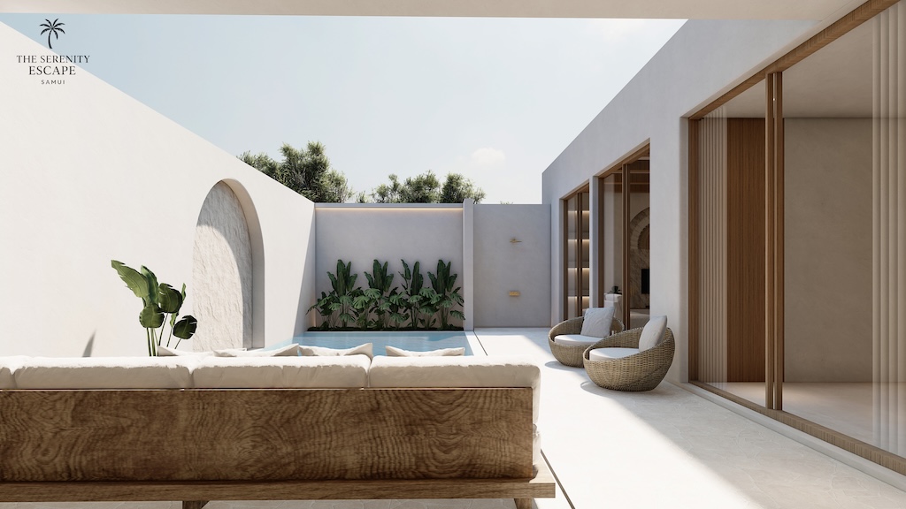 The Serenity Escape Samui Villas For Sale Outdoor Area