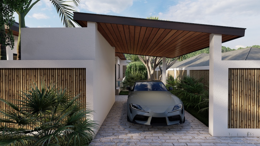 Saha Estate Villa Parking