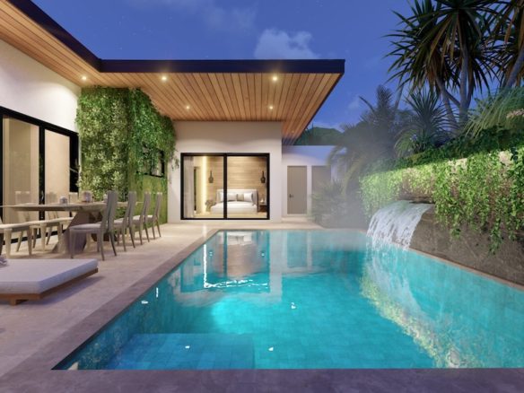 Saha Estate Pool Night