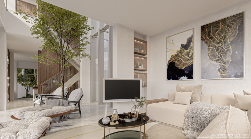 Beachside Villas At Eco Home Samui Lounge