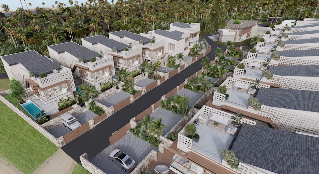 Beachside Villas At Eco Home Samui Site Render