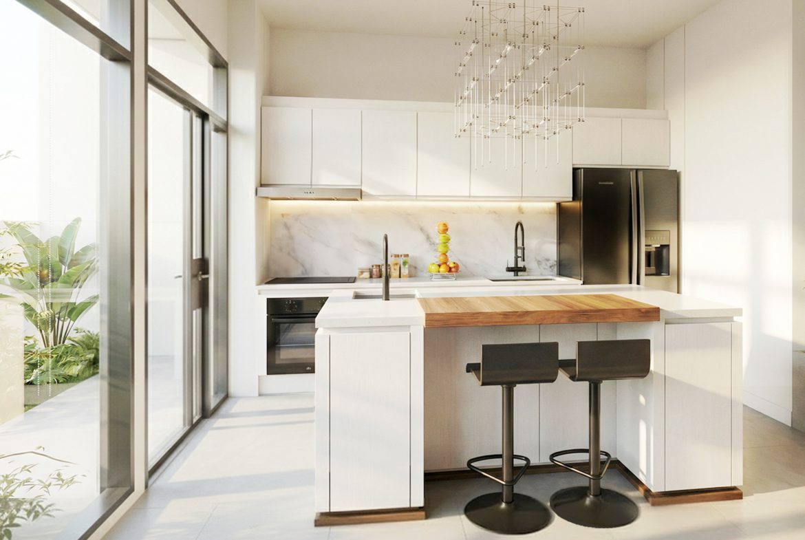 Beachside Villas At Eco Home Samui Kitchen