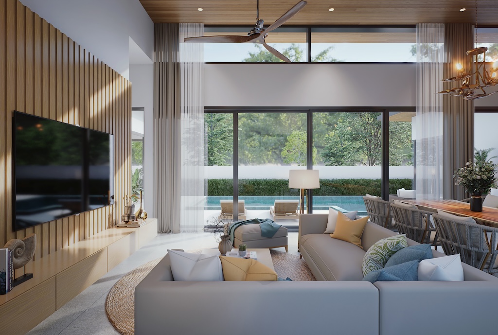 Native Pool Villa Lamai Lounge