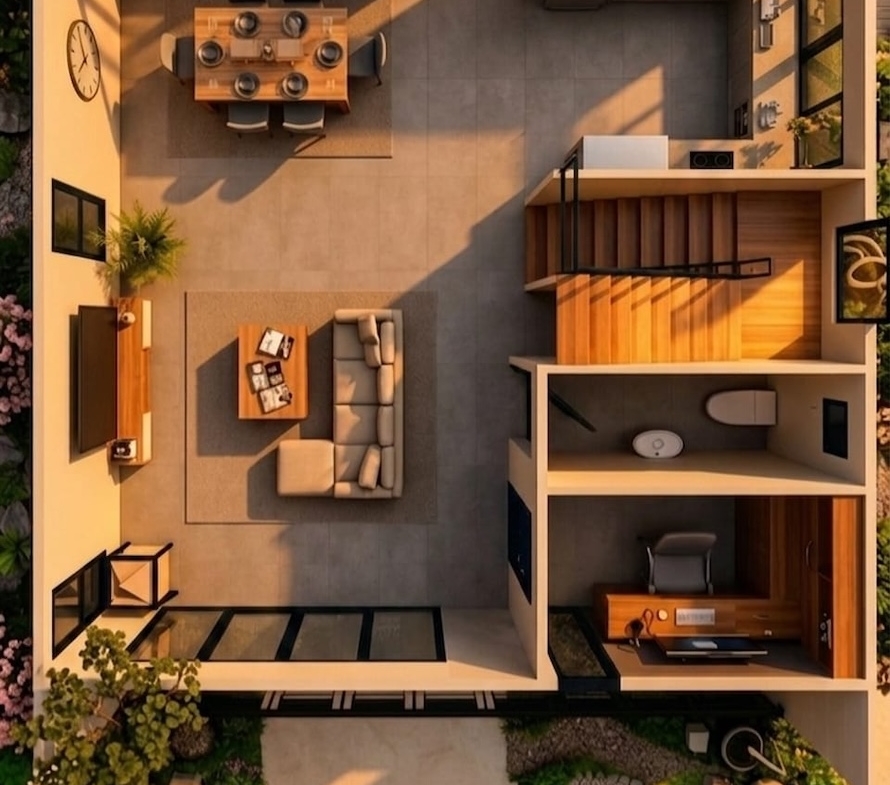 Hikaru Garden Koh Samui Ground Floor Plan
