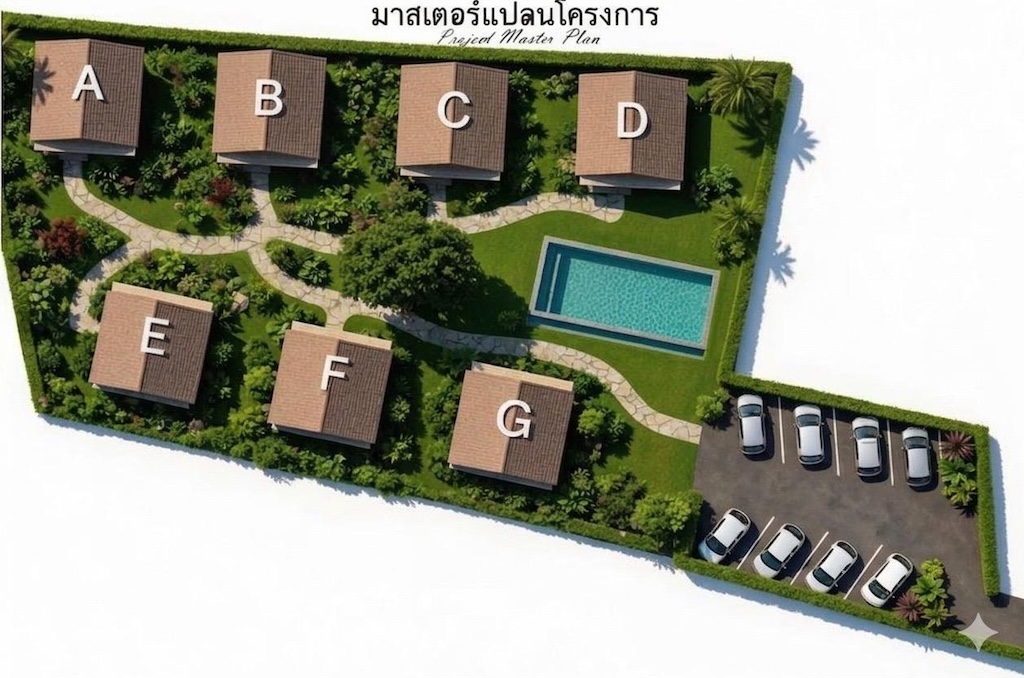 Hikaru Garden Koh Samui Site Plan