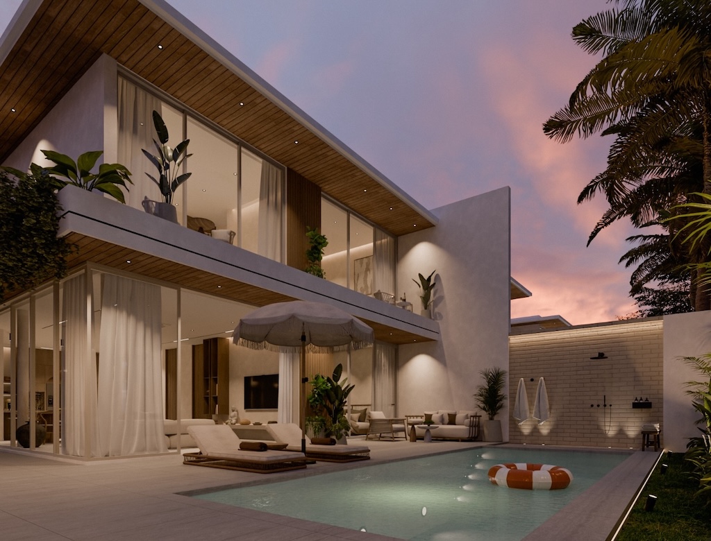 Mae Jai Villas Exterior Night