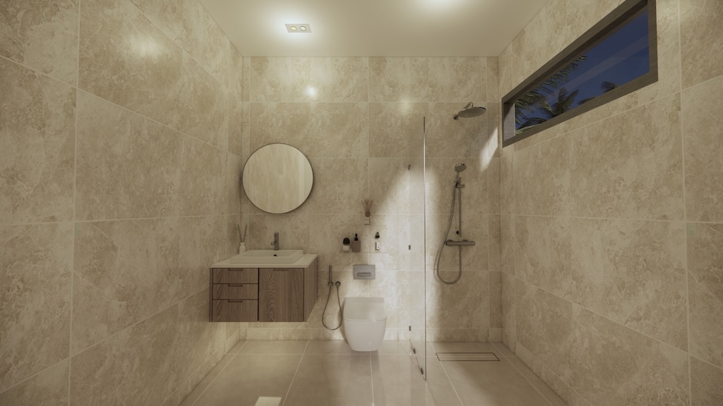 Aelora Residence Two-Bedroom Villas Bathroom