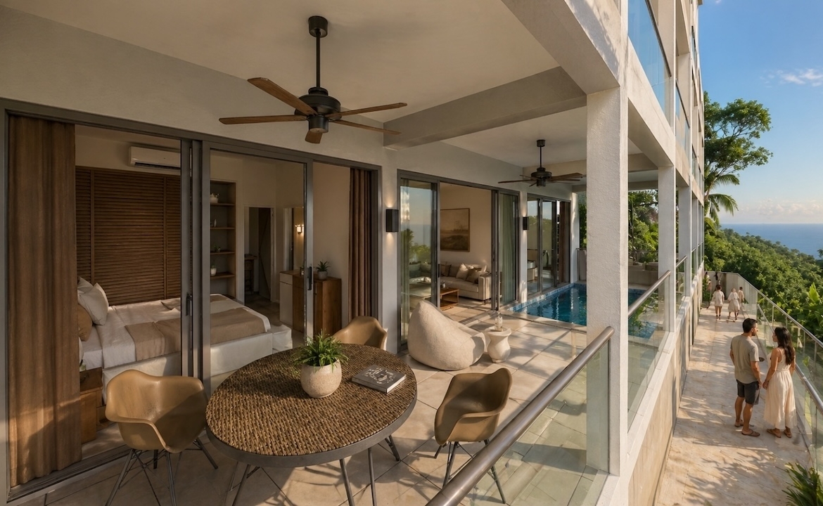 Crystal Bay View Residence Balcony