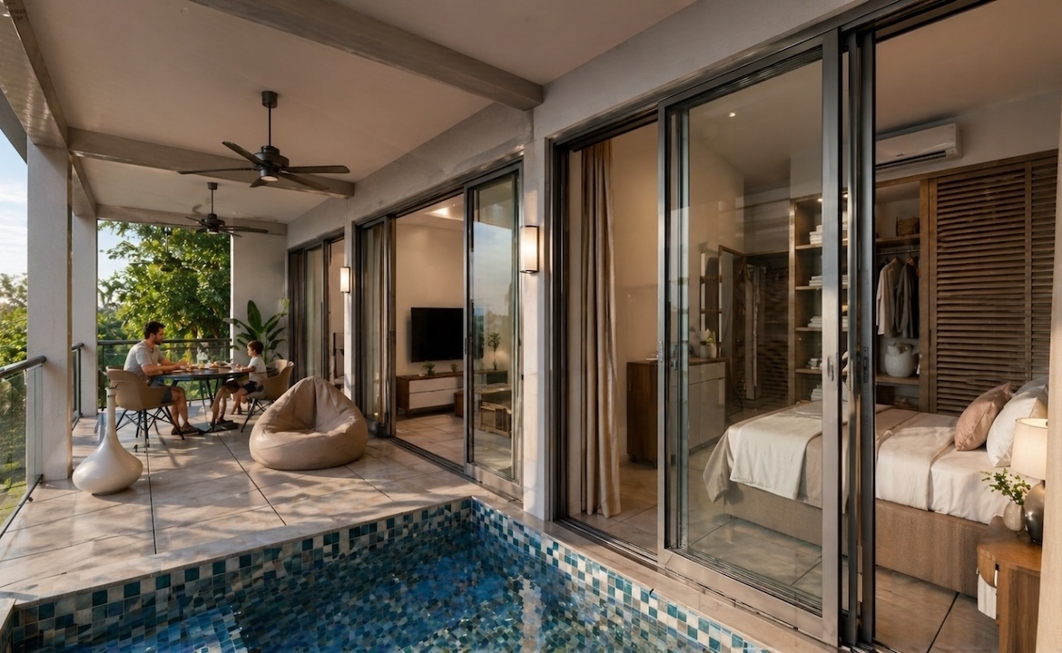 Crystal Bay View Residence Plunge Pool