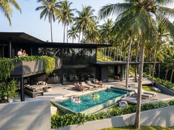 The Signature Residence Villas Bophut Pool Terrace