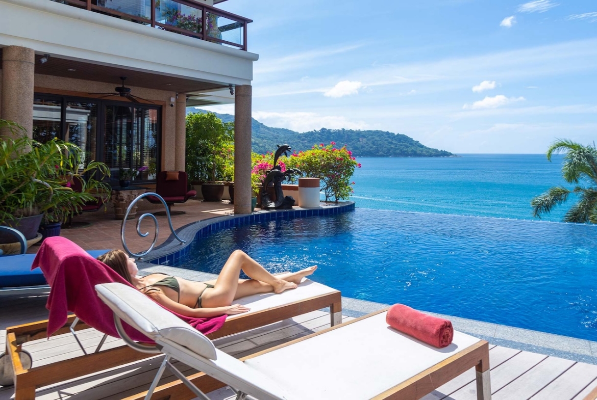 Phuket Oceanfront Property For Sale Sun Loungers