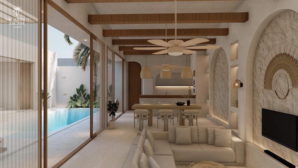 3-Bed Villas At The Serenity Escape Samui Interior