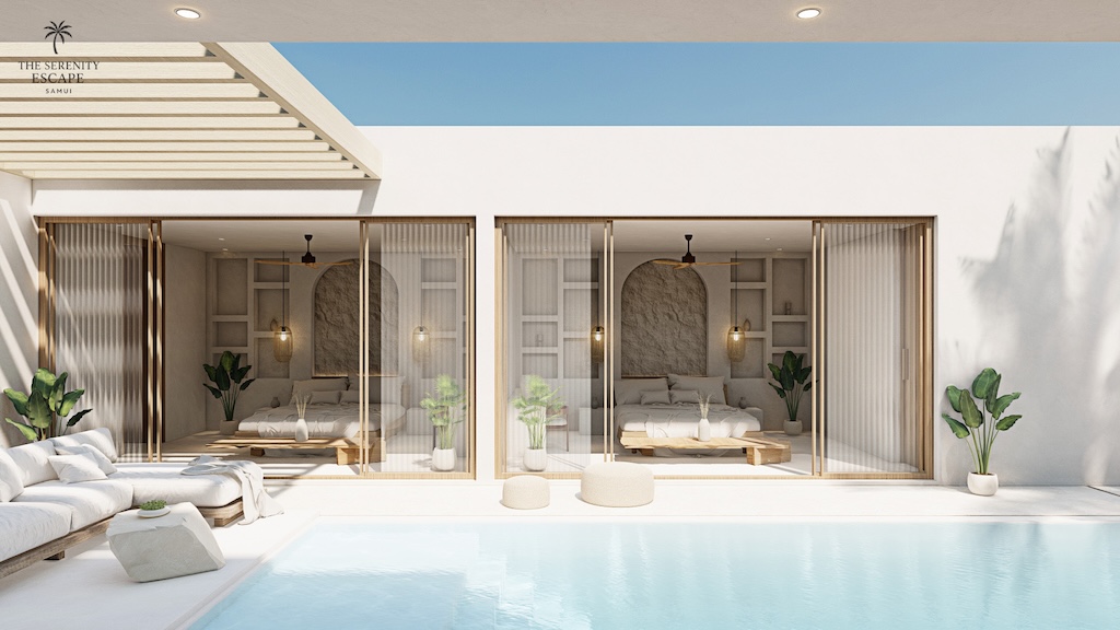 3-Bed Villas At The Serenity Escape Samui Pool
