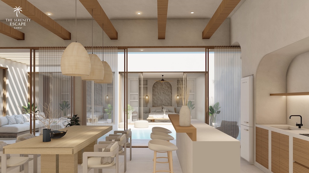 3-Bed Villas At The Serenity Escape Samui Interior