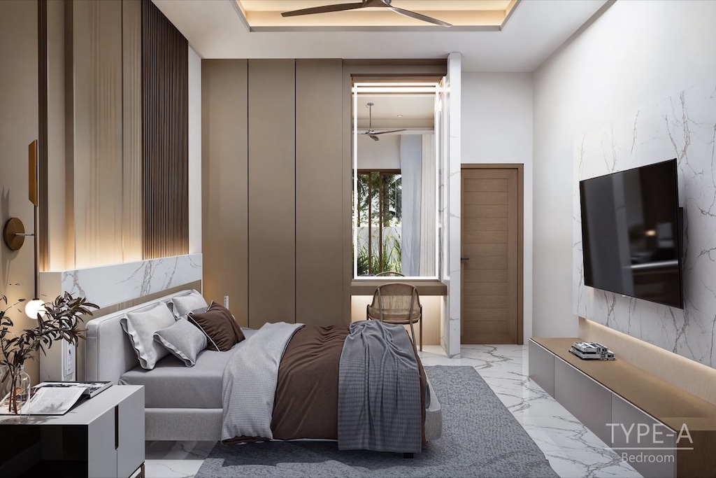 4-Bed Villas At Maha Baan Villas Bedroom