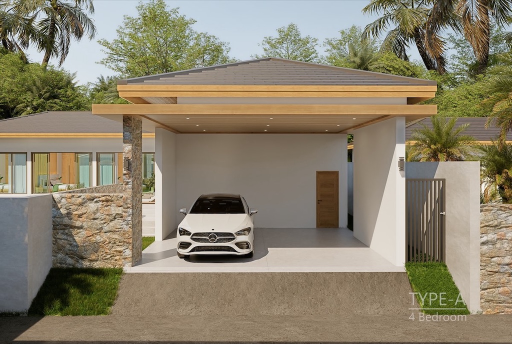 4-Bed Villas At Maha Baan Villas Parking