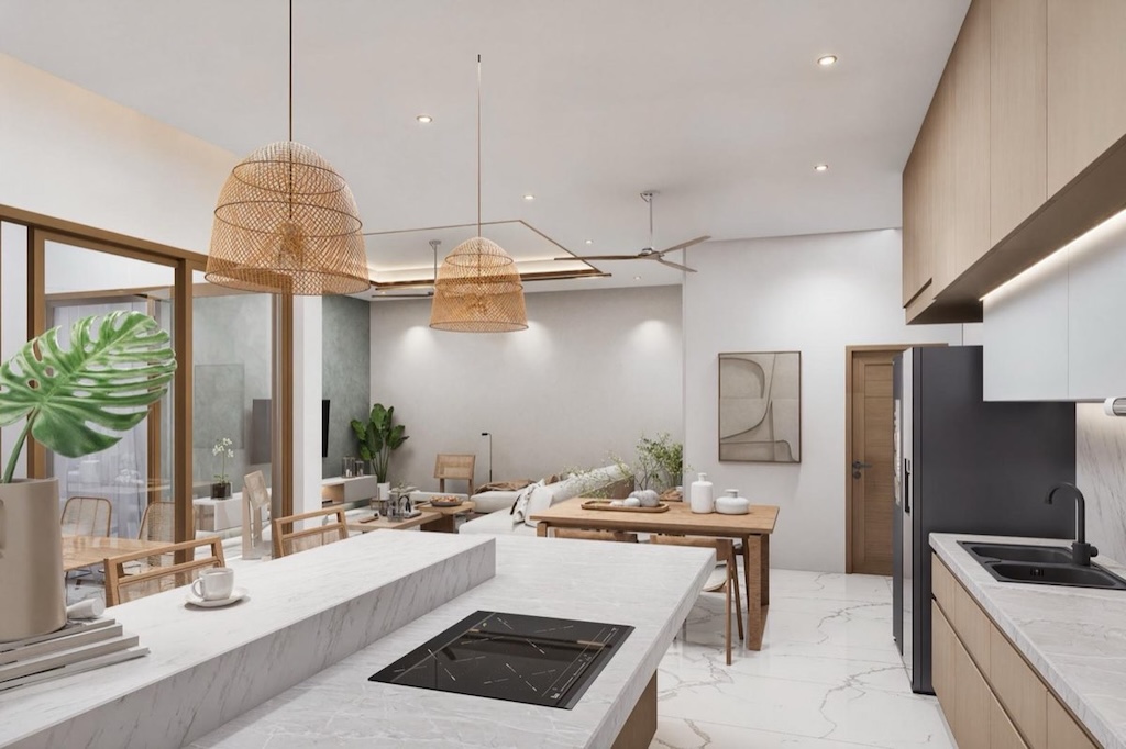 4 Bed Villas At Maha Baan Villas Kitchen