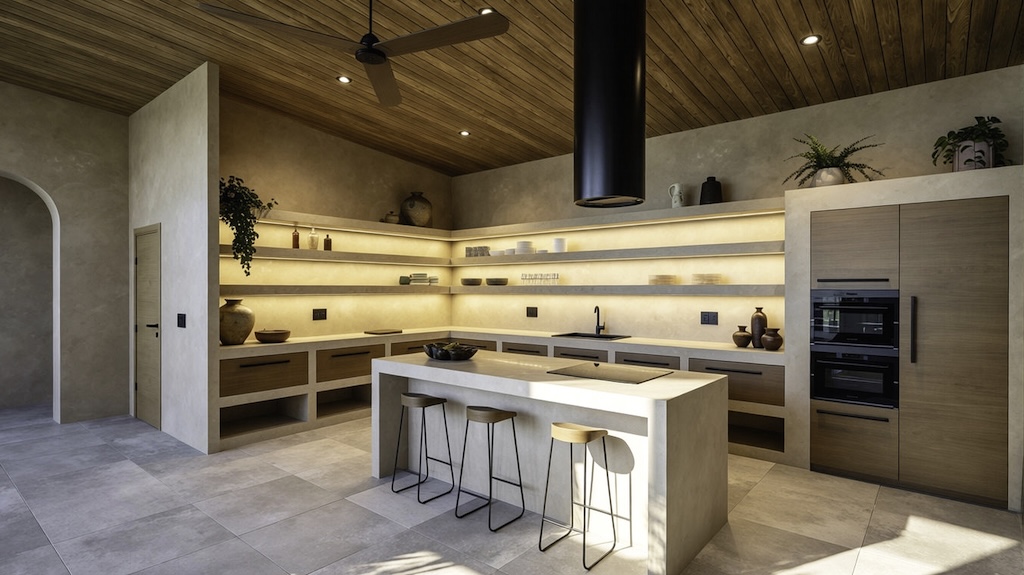4-Bed Villas At Verdant Maenam Kitchen