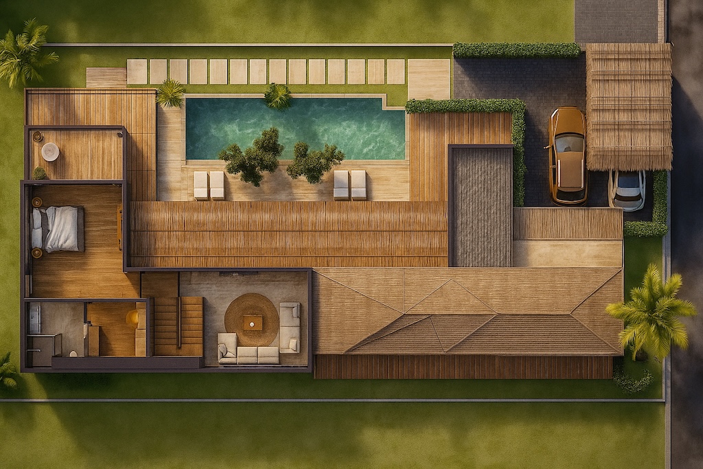 4 Bedroom Villa At Boho Chic Village Upper Level Plan