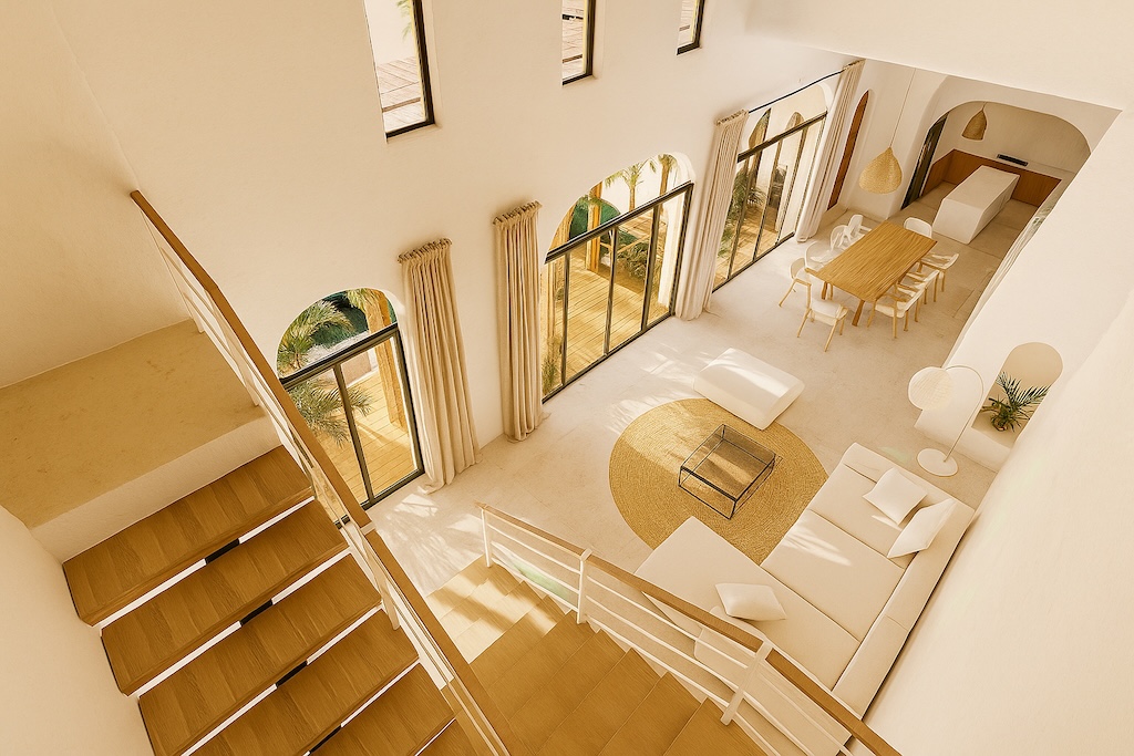 4 Bedroom Villa At Boho Chic Village Living Area