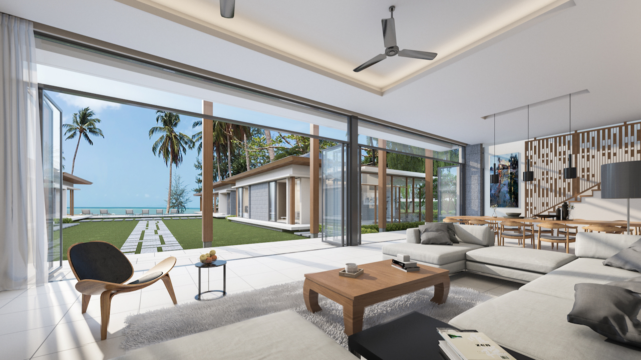 Absolute Beachfront Villa For Sale Ko Samui – Residential All in Koh Samui (photo 4)