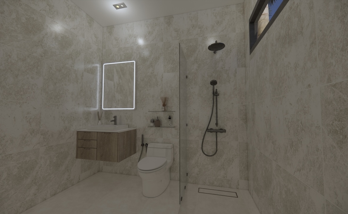 Aelora Resiidence 3-Bed Villas Shower