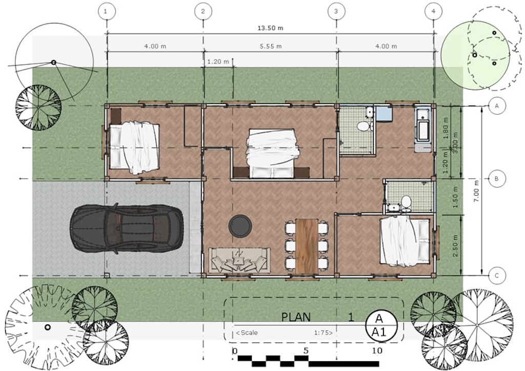 Affordable Maenam Villas For Sale Floor Plan