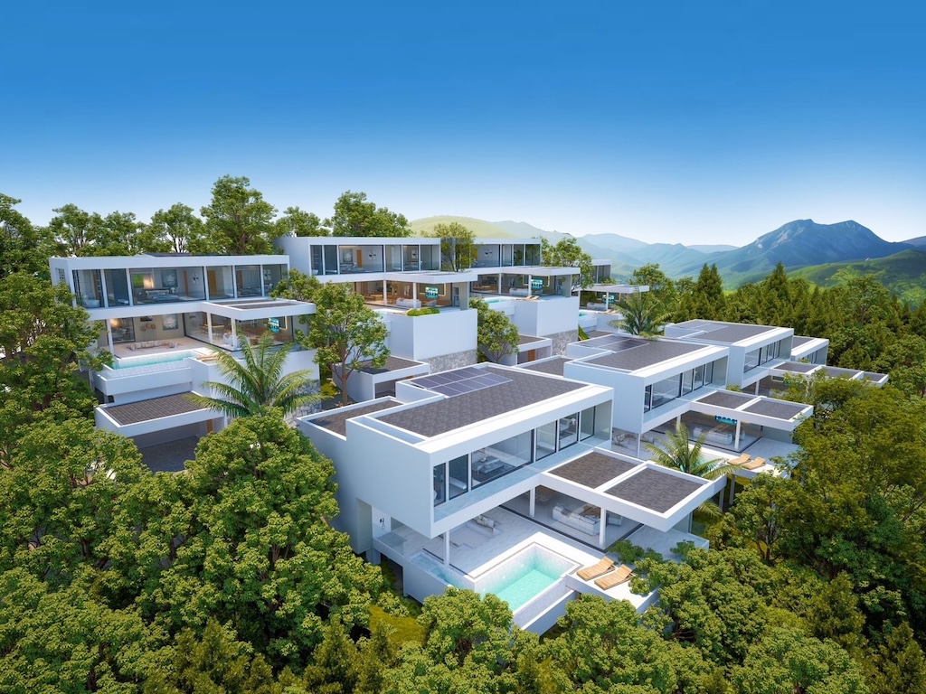 Amafi Villas Koh Samui Aerial