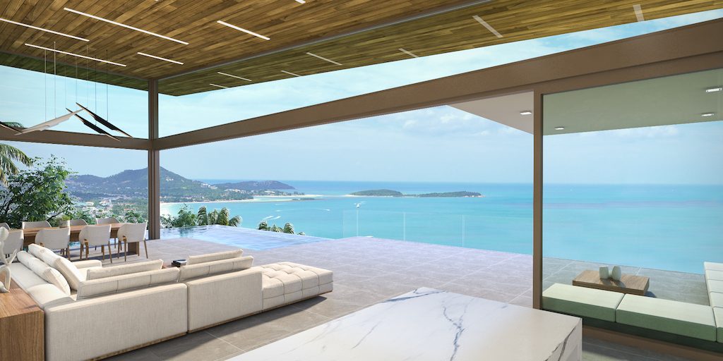 Amaze Villas Ko Samui Living Area View