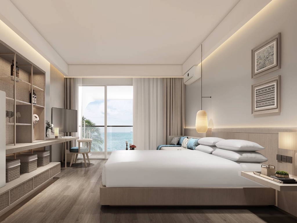 Anava Samui 3 bedroom sea view apartments bedroom